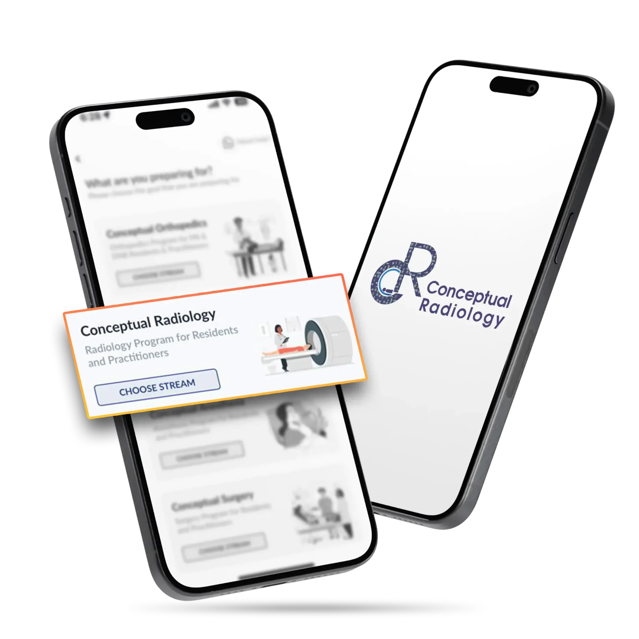 Conceptual Radiology App Mockup